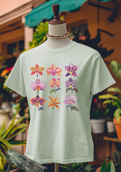 Orchid Variety Art T-Shirt