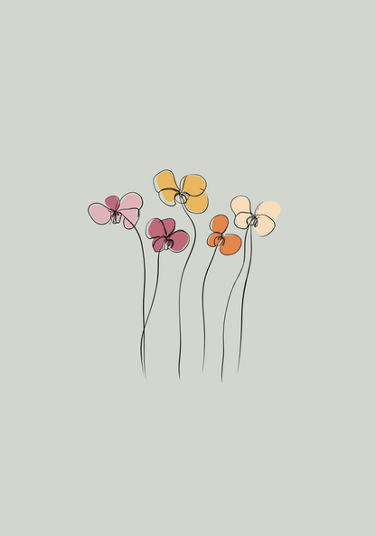 Dancing Orchids Bloom T-Shirt