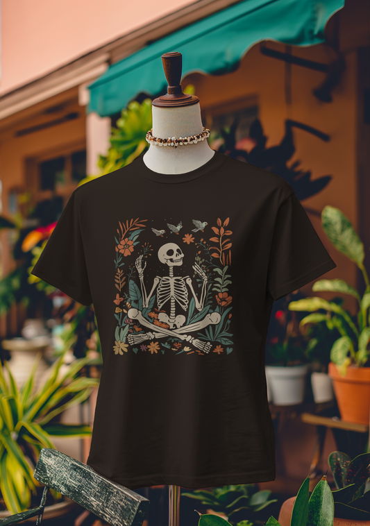 Eternal Bloom Skeleton T-Shirt