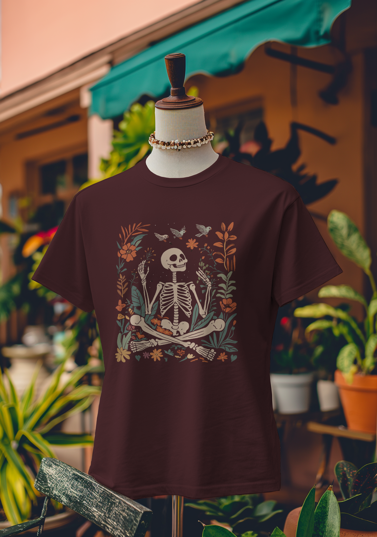 Eternal Bloom Skeleton T-Shirt