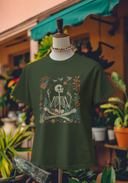 Eternal Bloom Skeleton T-Shirt