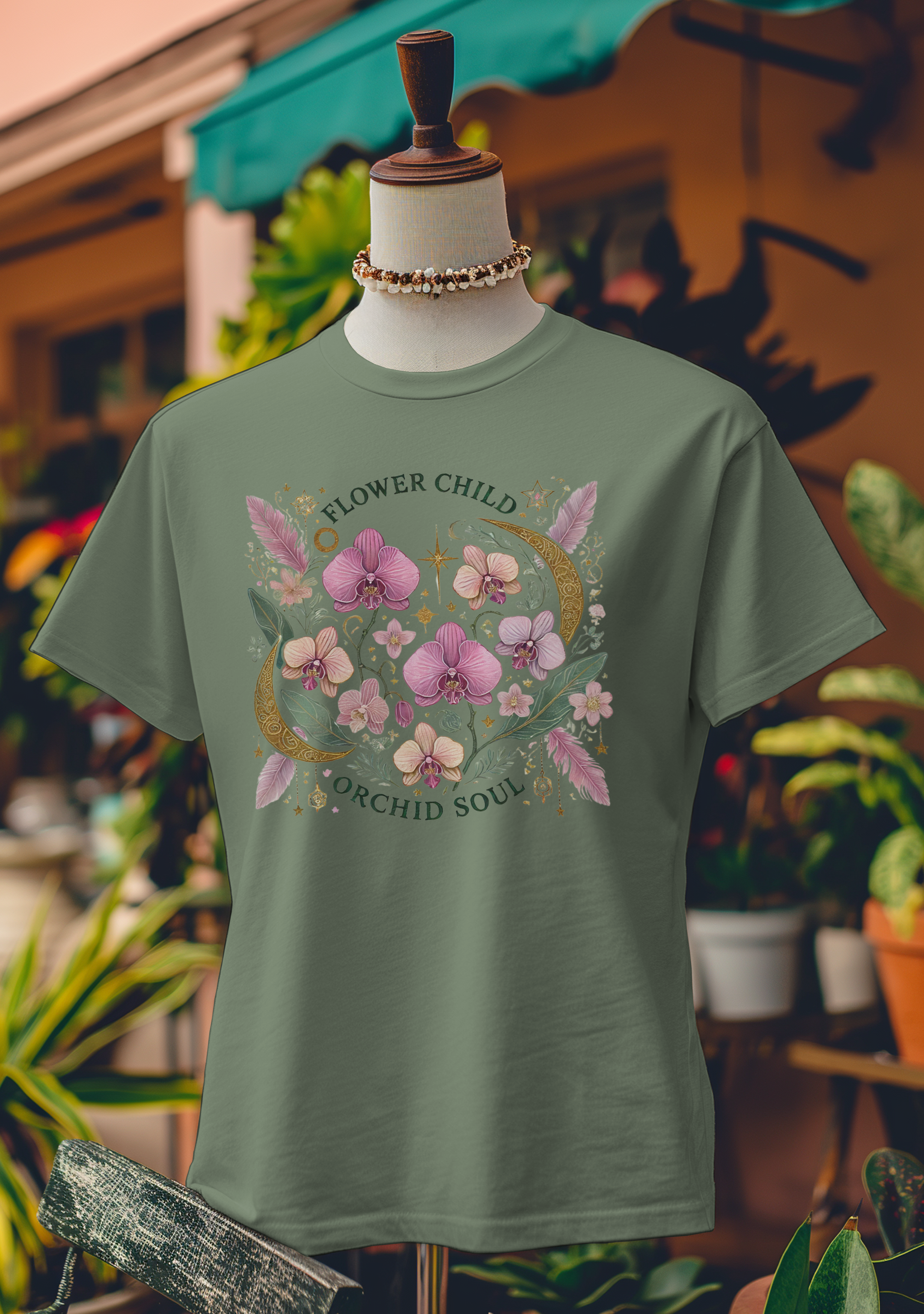 Flower Child Orchid Soul T-Shirt