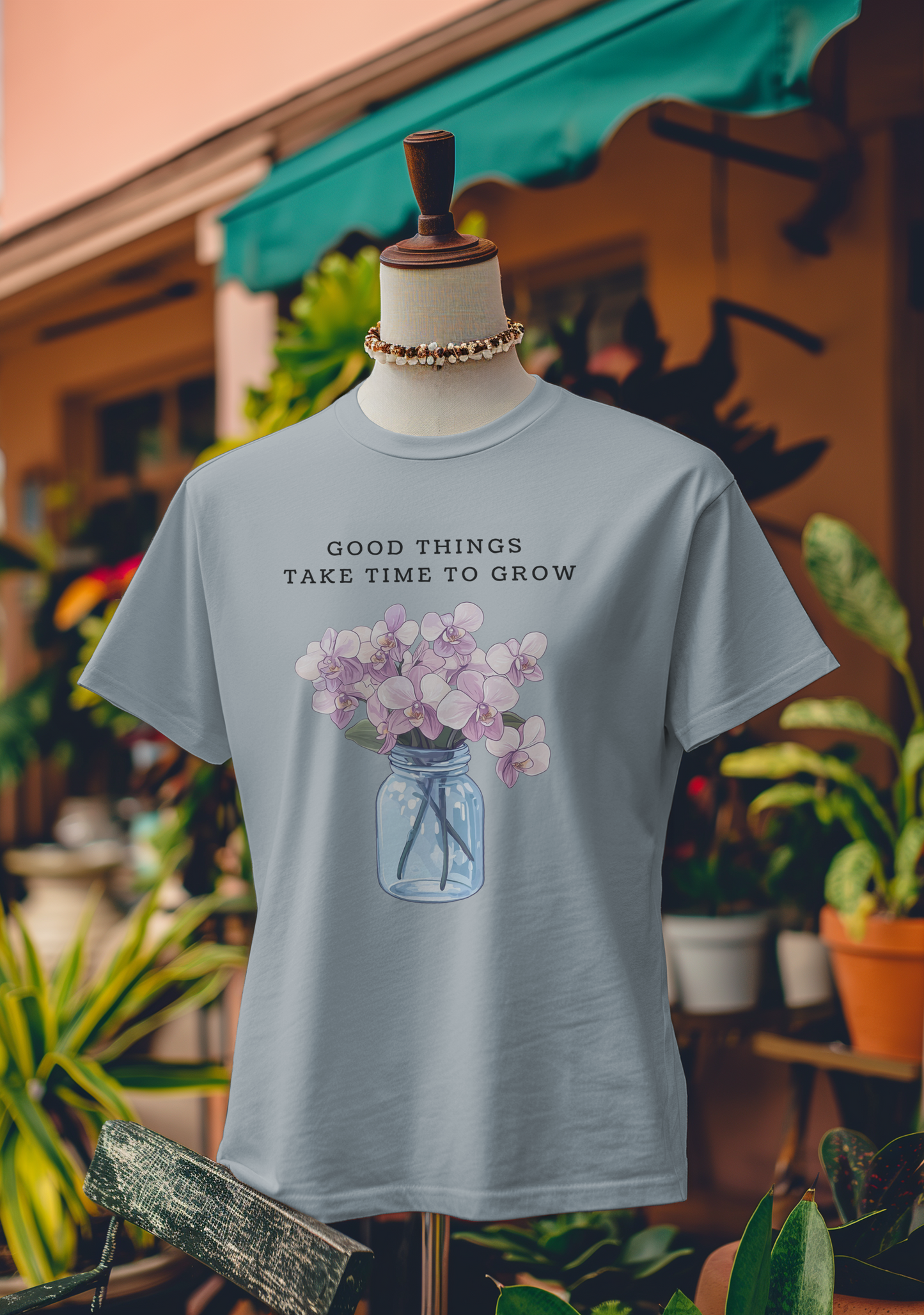 Good Things Take Time to Grow Orchid T-Shirt