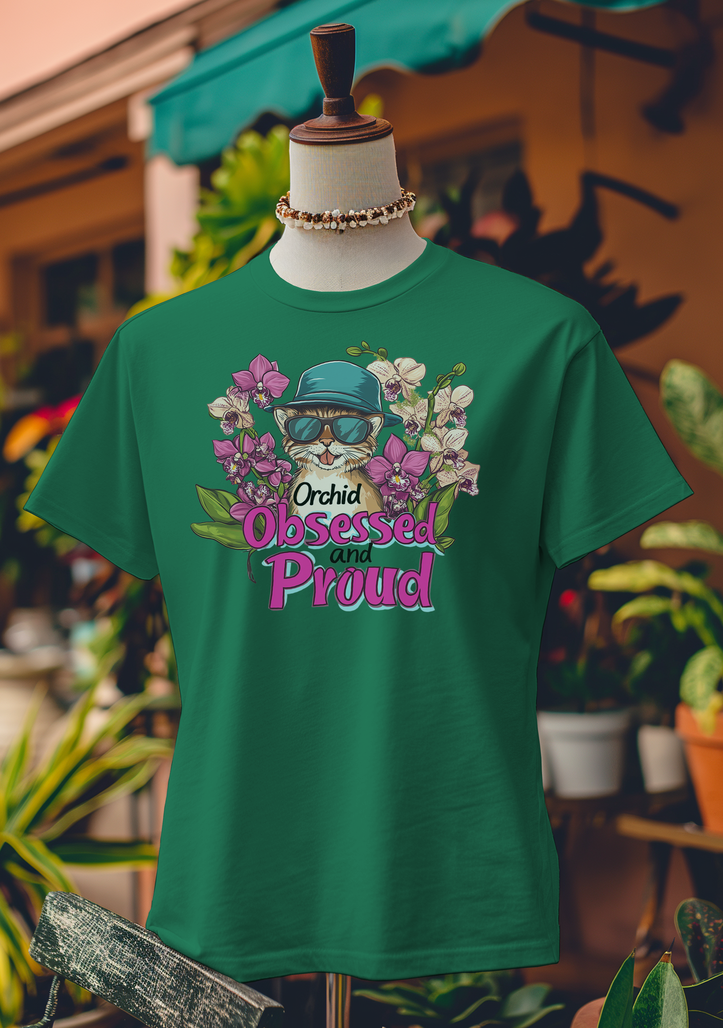 Purrfectly Orchid Obsessed T-Shirt