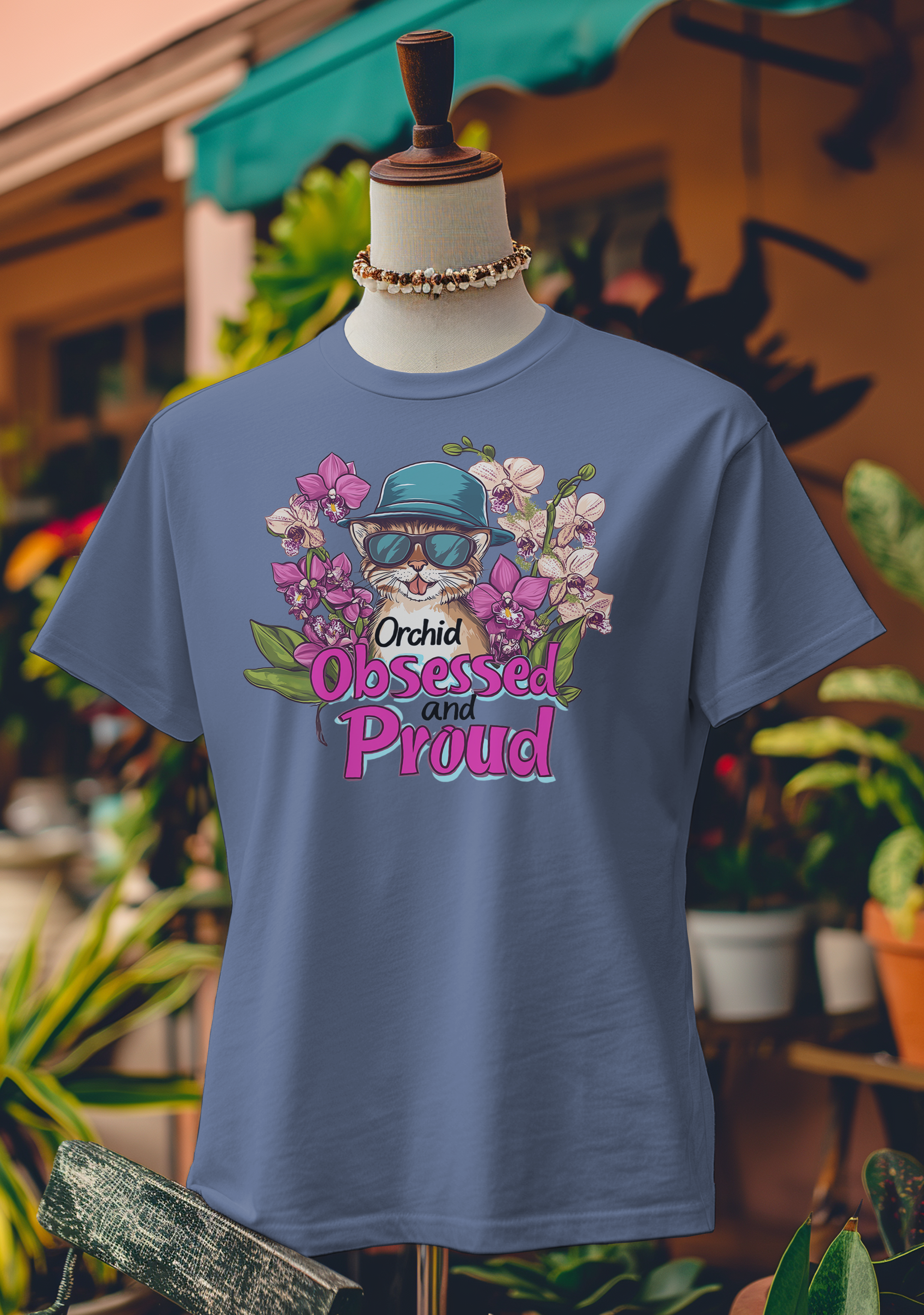 Purrfectly Orchid Obsessed T-Shirt