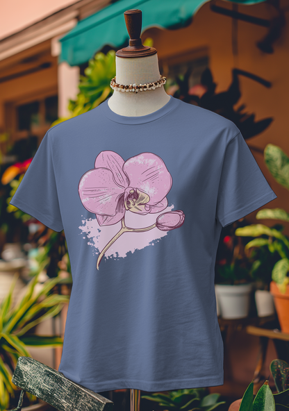 Splashed Orchid Art T-Shirt