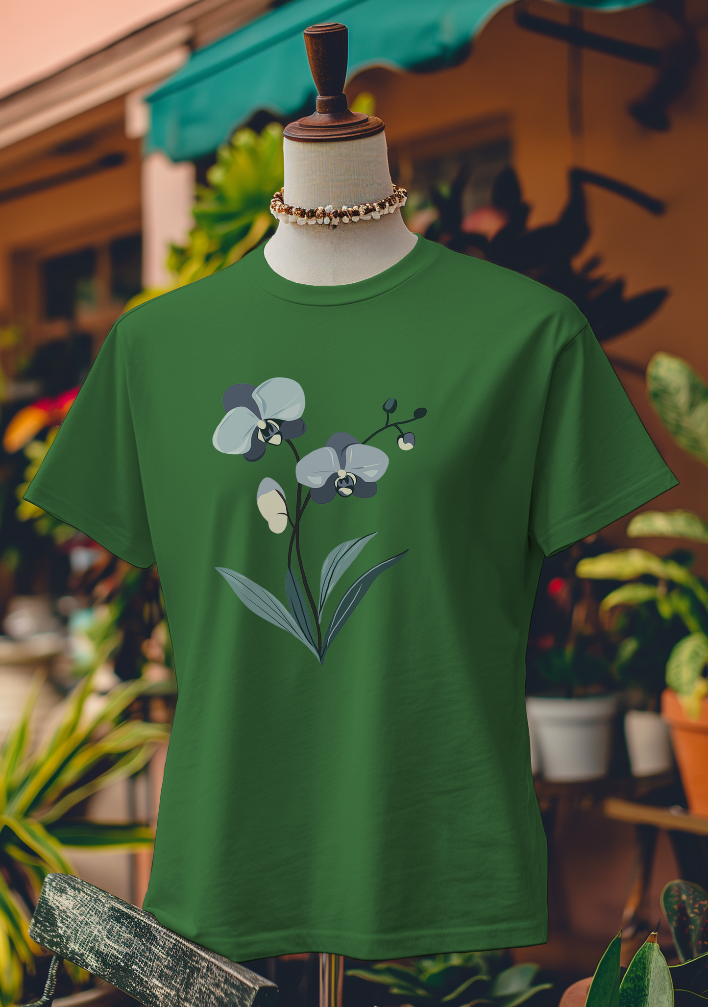 Elegant Midnight Orchid T-Shirt