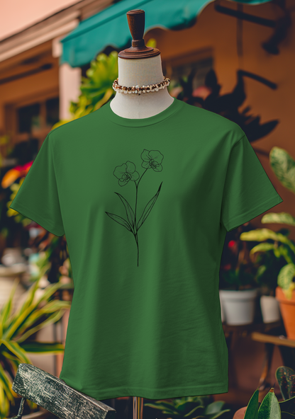 Minimalist OrchidT-Shirt