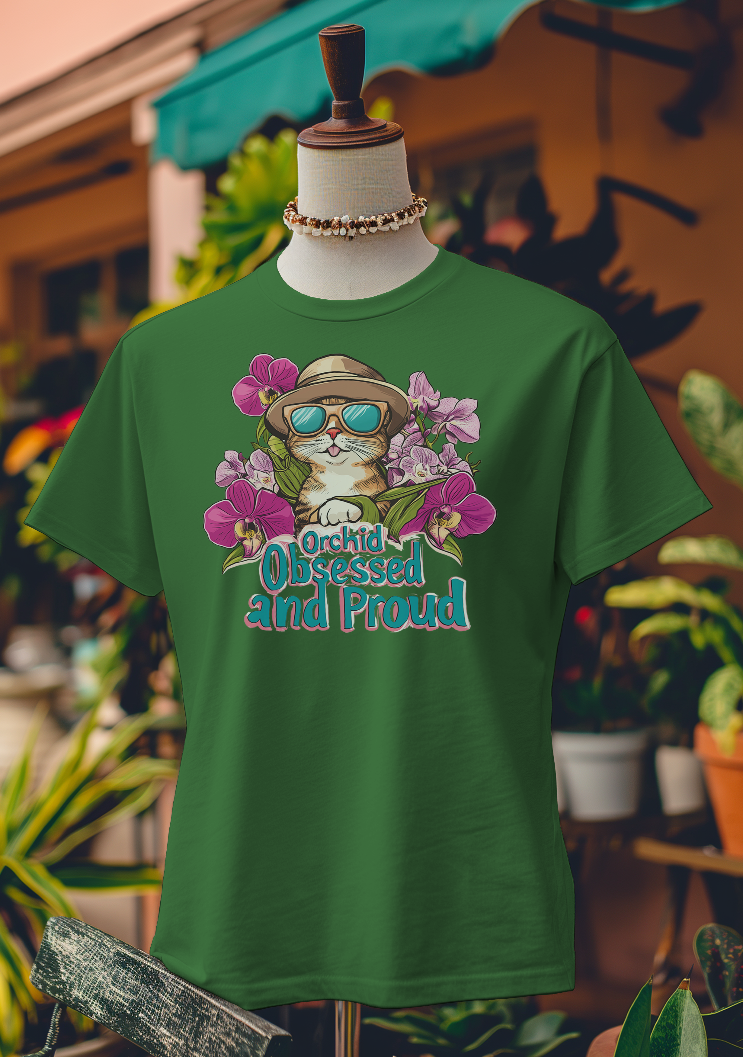 Orchid Obsessed and Proud T-Shirt