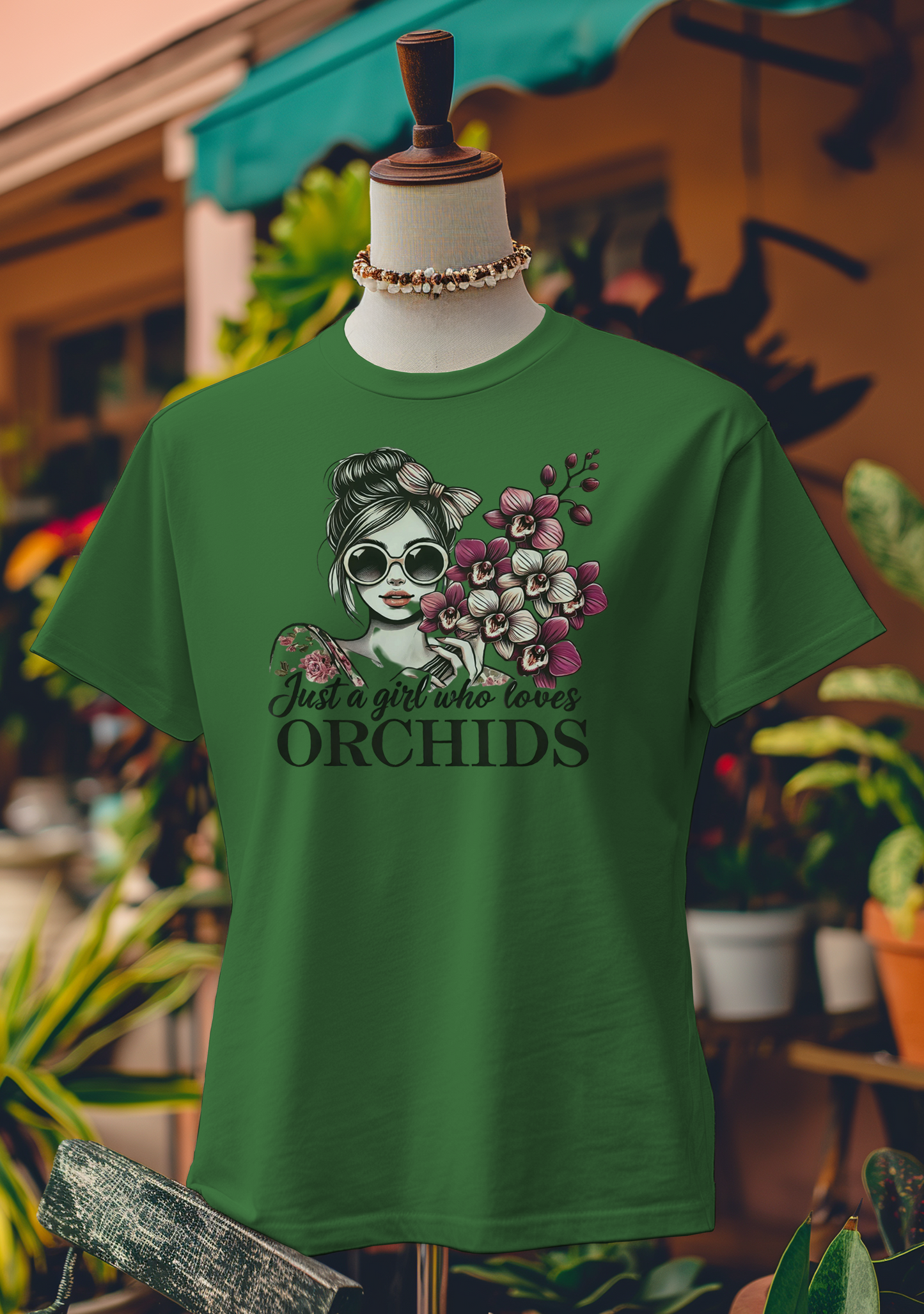 Just a Girl Who Loves Orchids T-Shirt