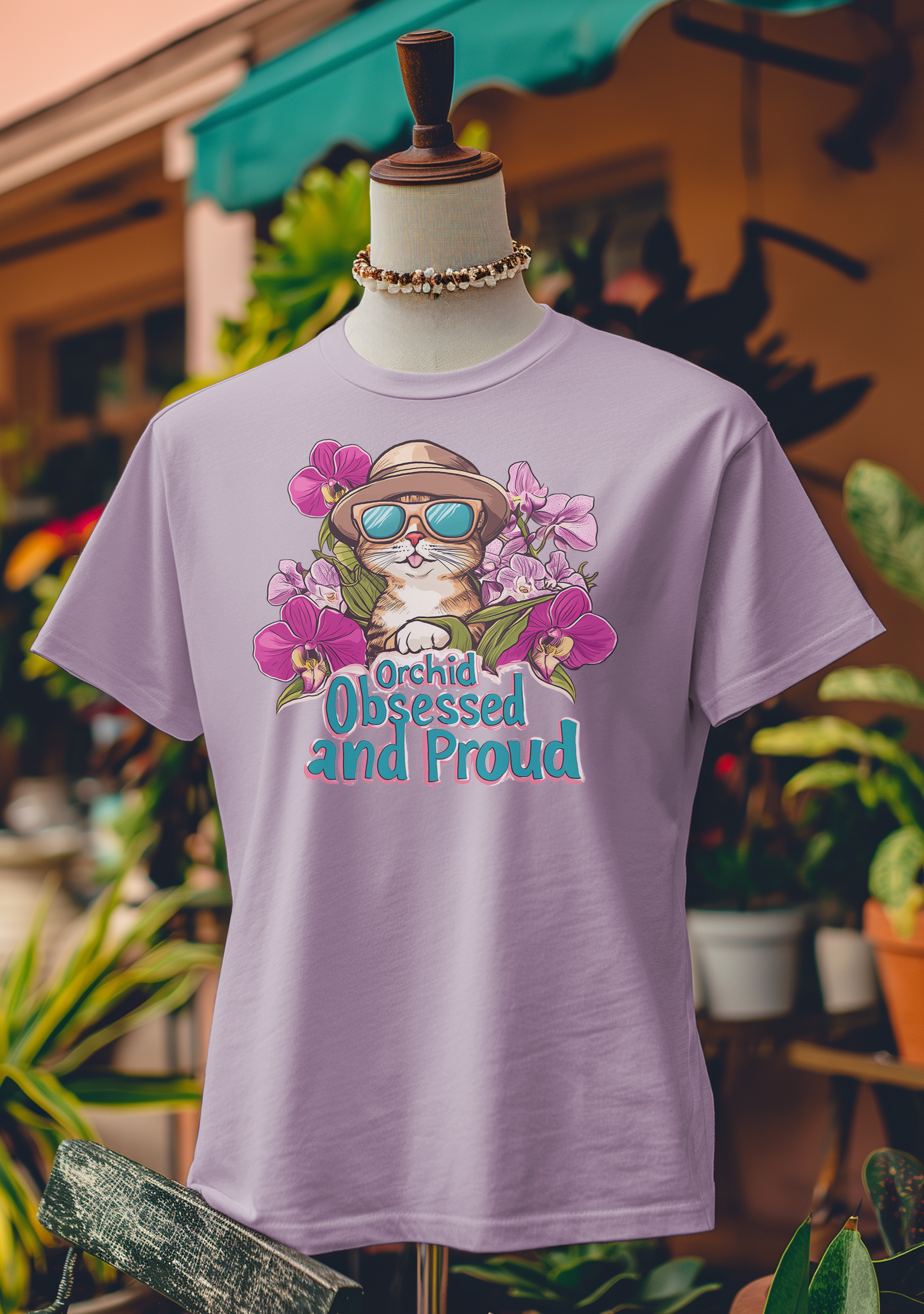 Orchid Obsessed and Proud T-Shirt