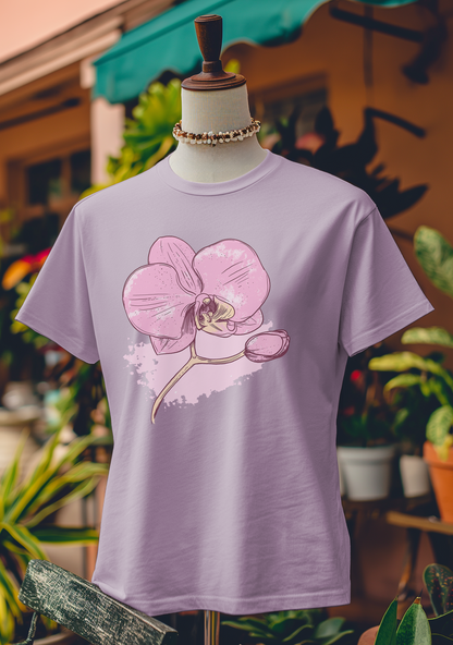 Splashed Orchid Art T-Shirt