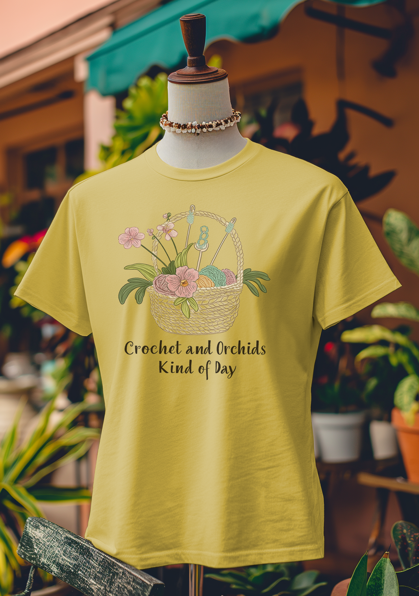 Crochet & Orchid Serenity T-Shirt