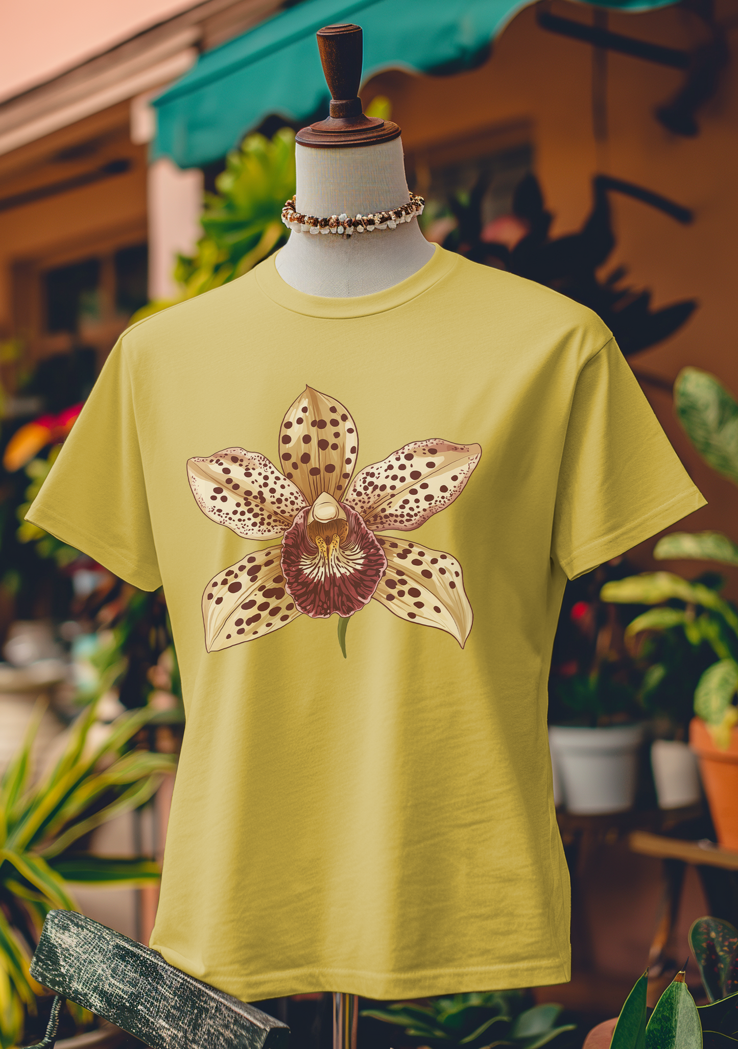 Leopard Orchid Charm  T-Shirt