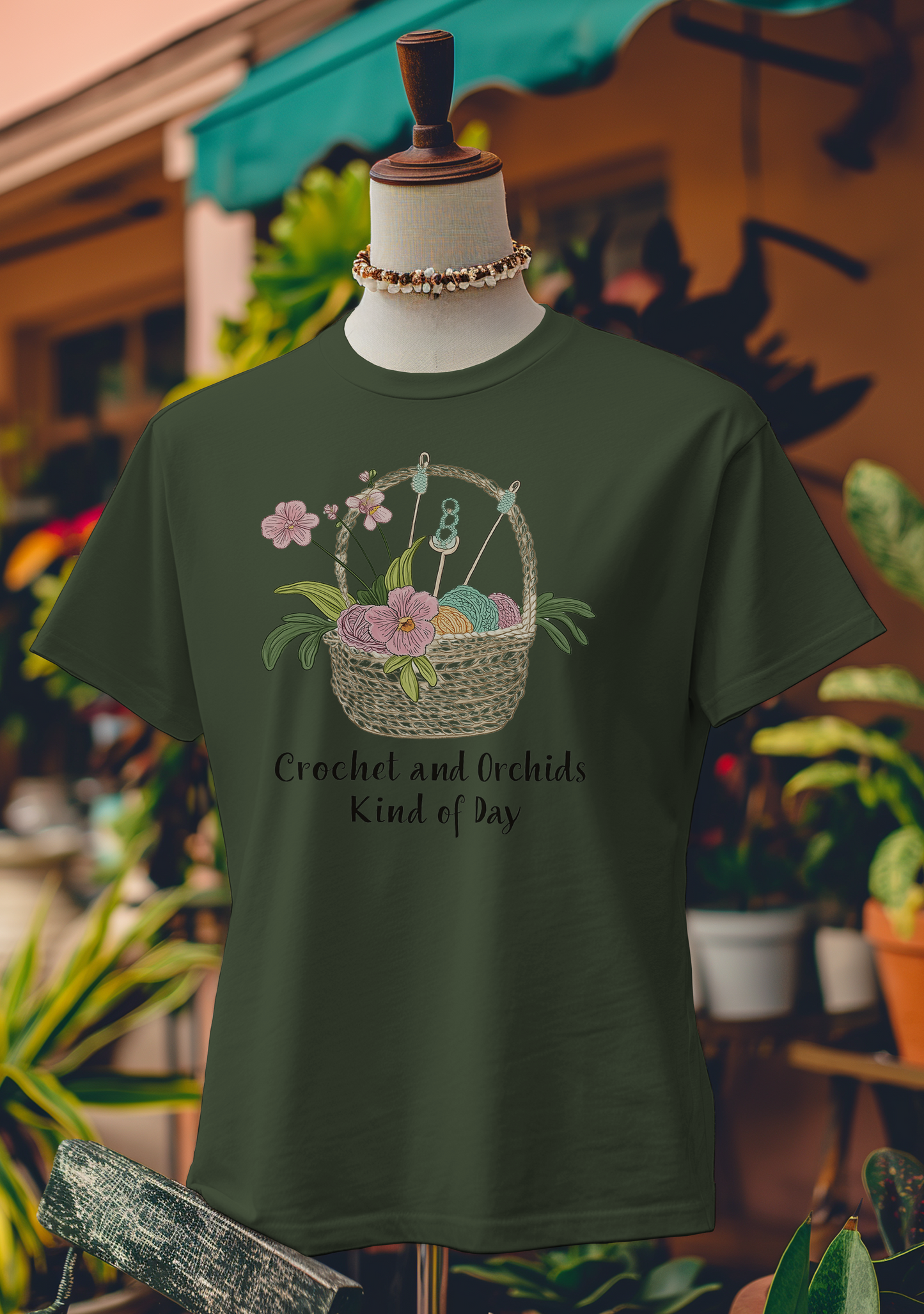 Crochet & Orchid Serenity T-Shirt