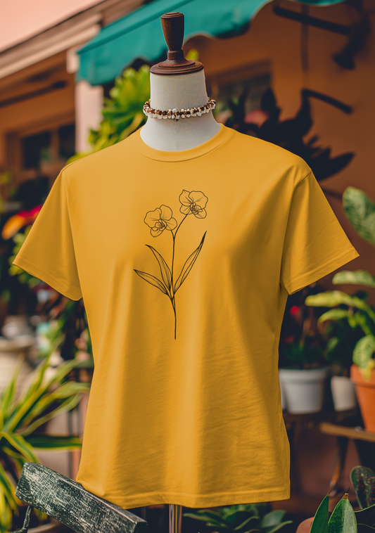 Minimalist OrchidT-Shirt