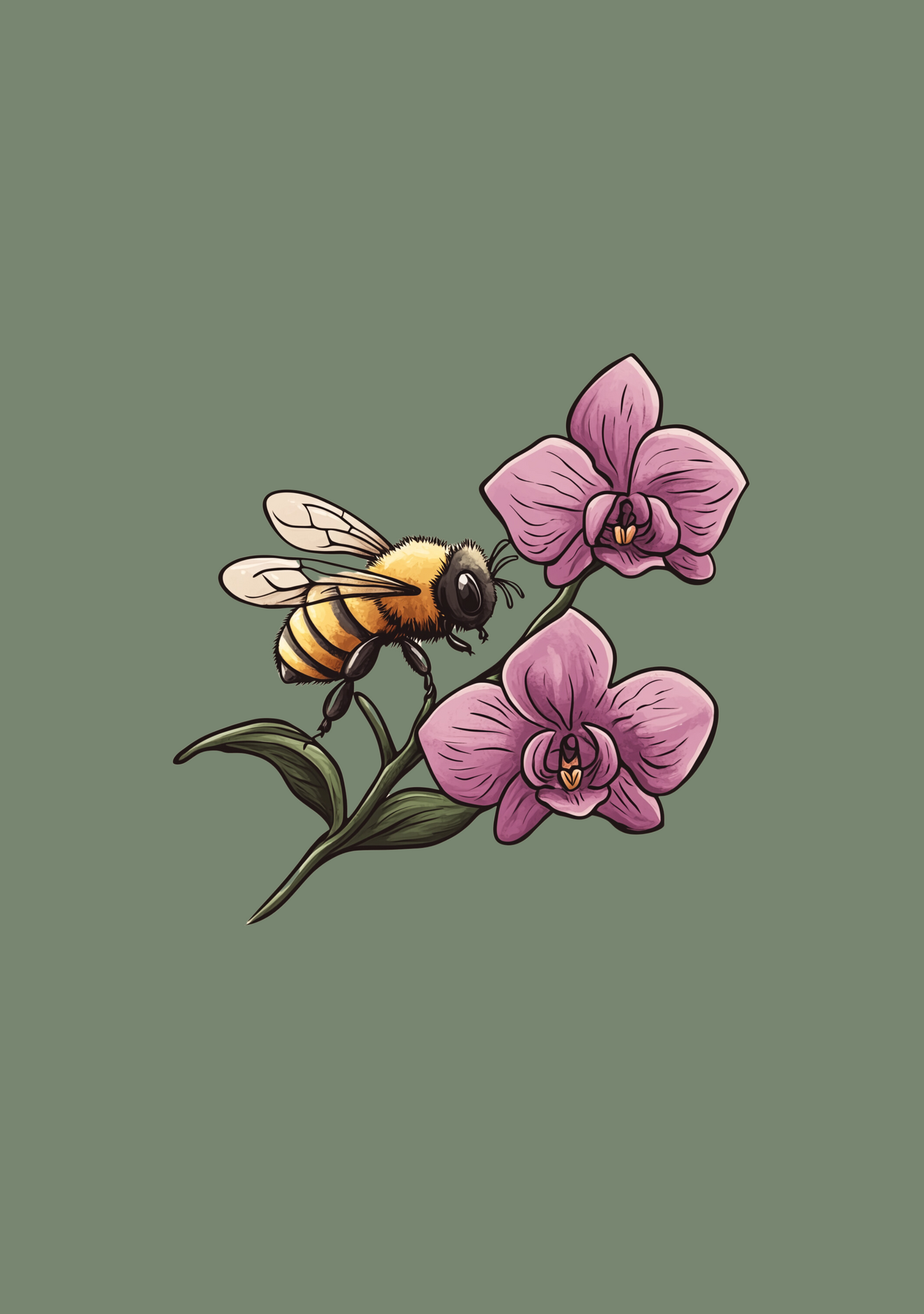 Buzzing Orchid Bliss T-Shirt