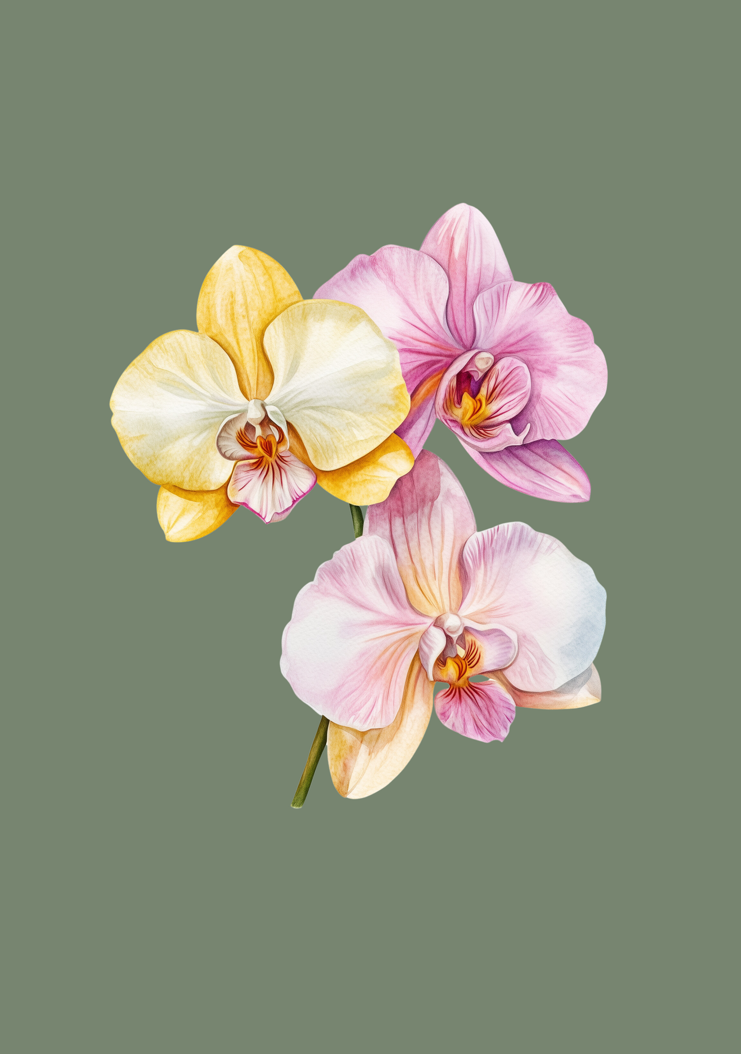 Pastel Orchid Bouquet T-Shirt