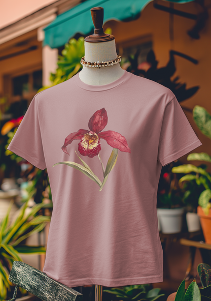 Crimson Orchid Majesty T-Shirt