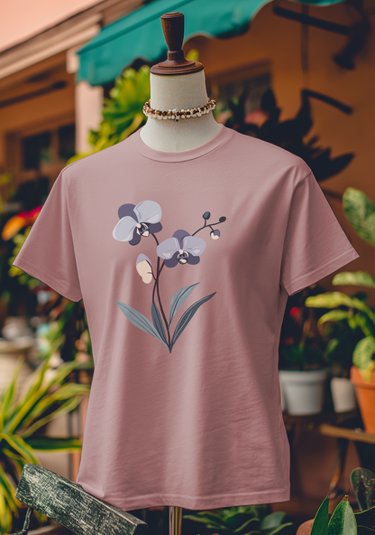 Elegant Midnight Orchid T-Shirt