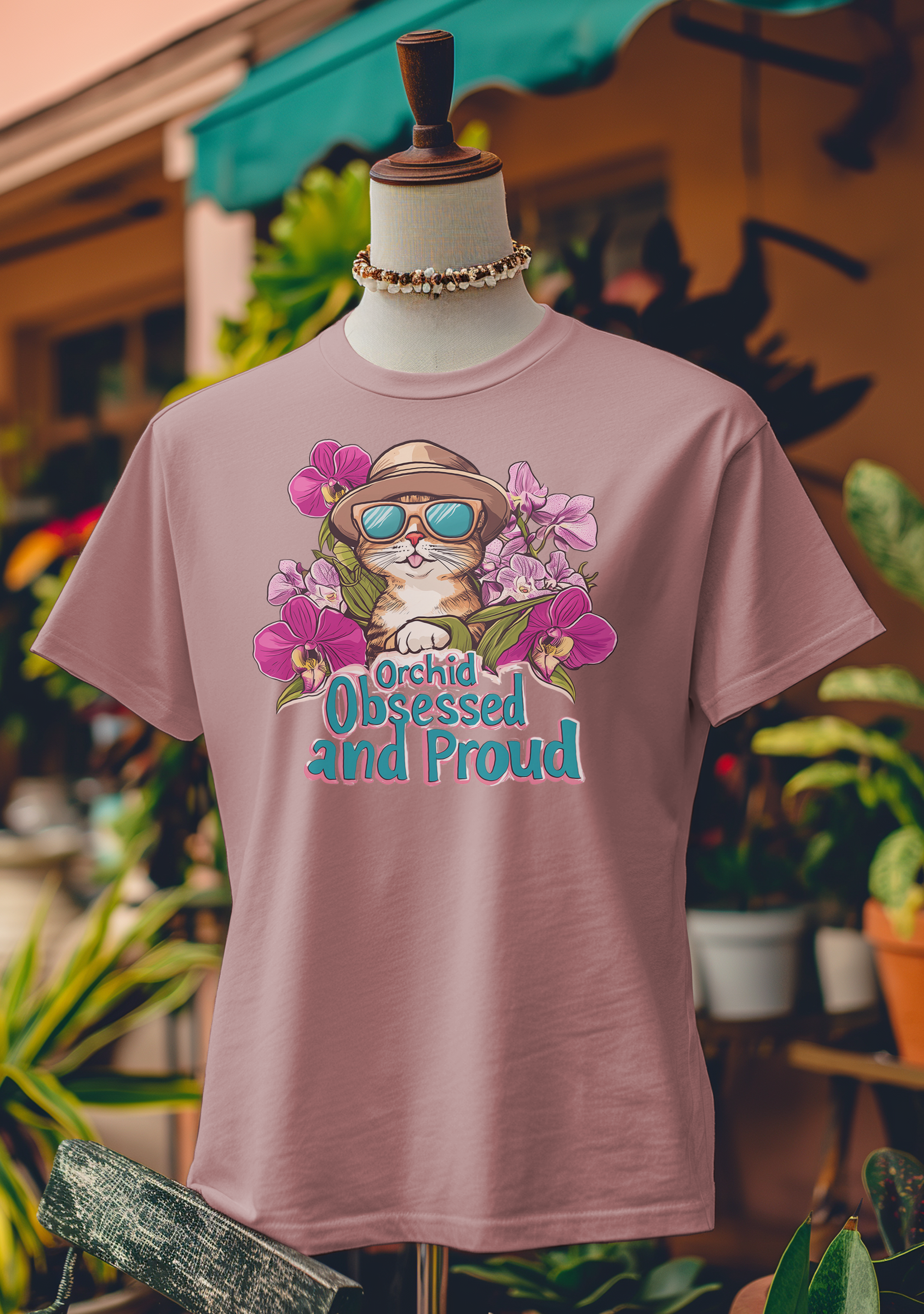 Orchid Obsessed and Proud T-Shirt