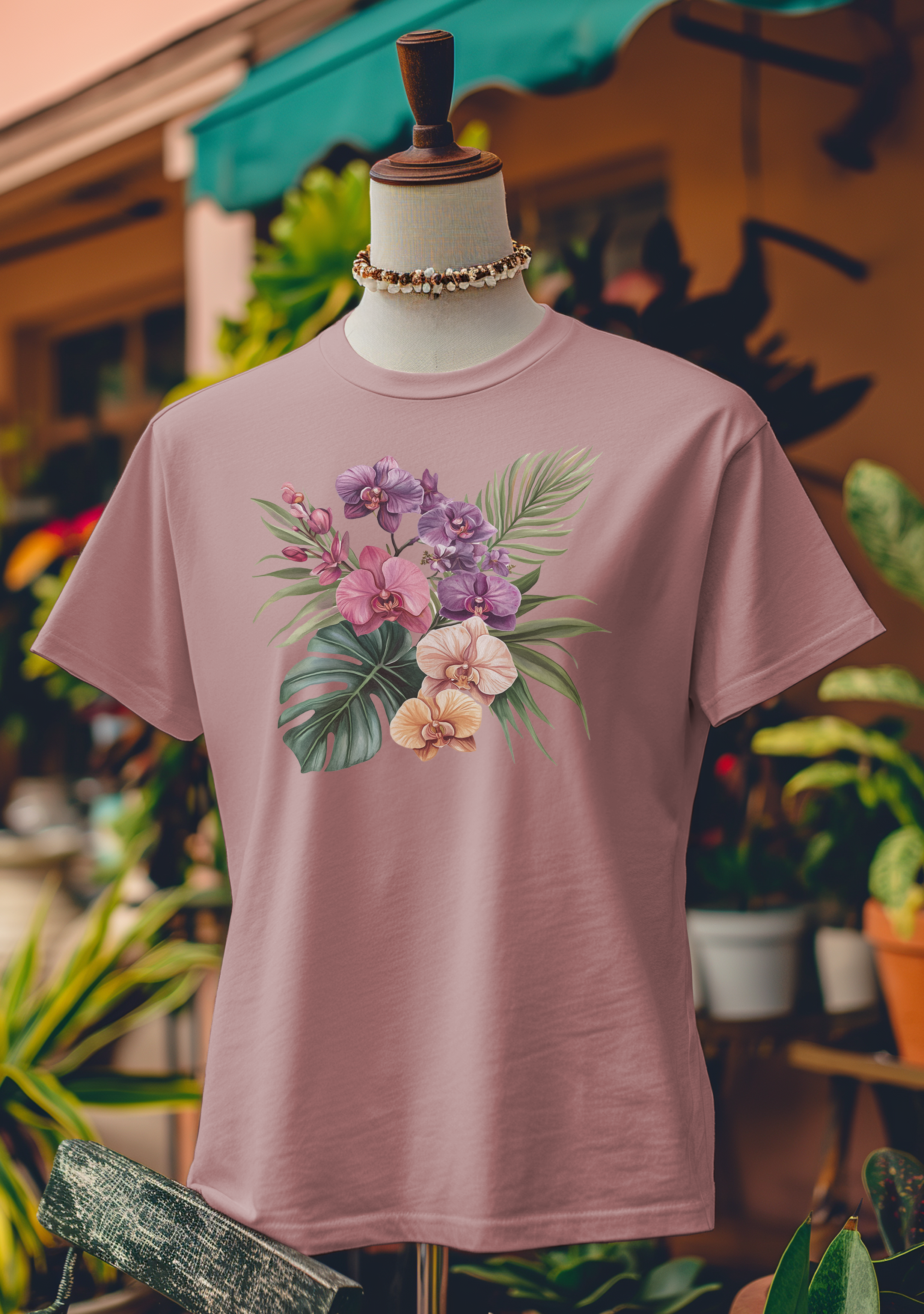 Tropical Orchid Paradise T-Shirt