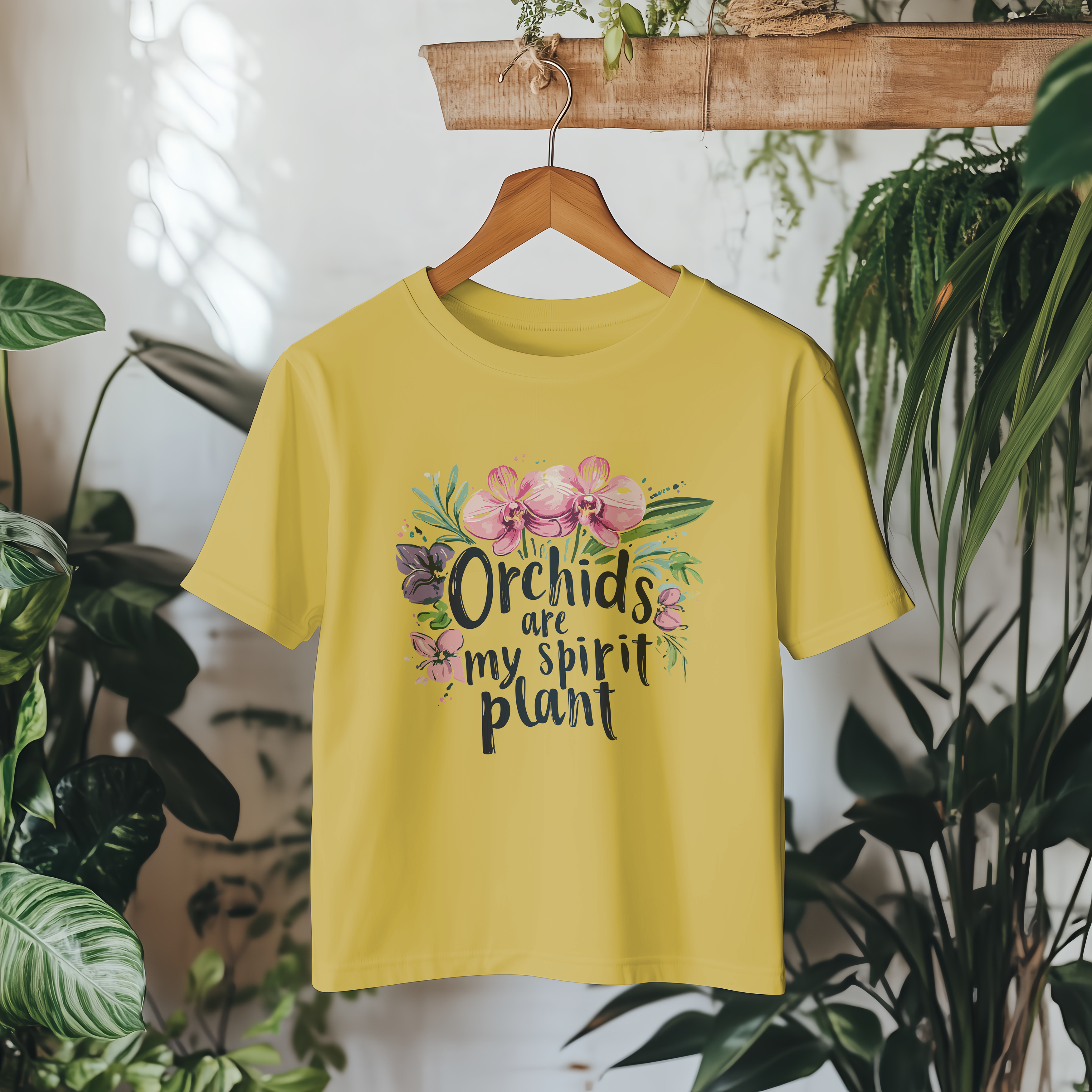 Orchids Are My Spirit Plant Blossom T-Shirt