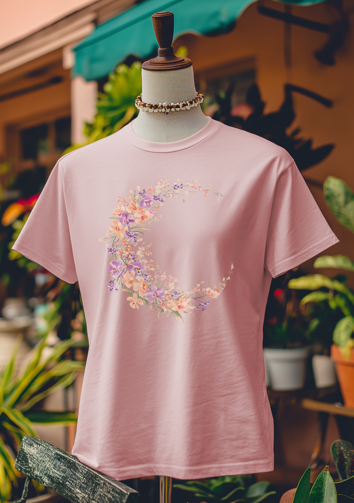 Pastel Crescent Orchid T-Shirt