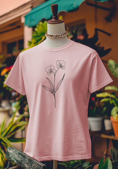 Minimalist OrchidT-Shirt