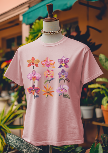 Orchid Variety Art T-Shirt