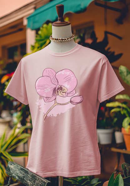 Splashed Orchid Art T-Shirt