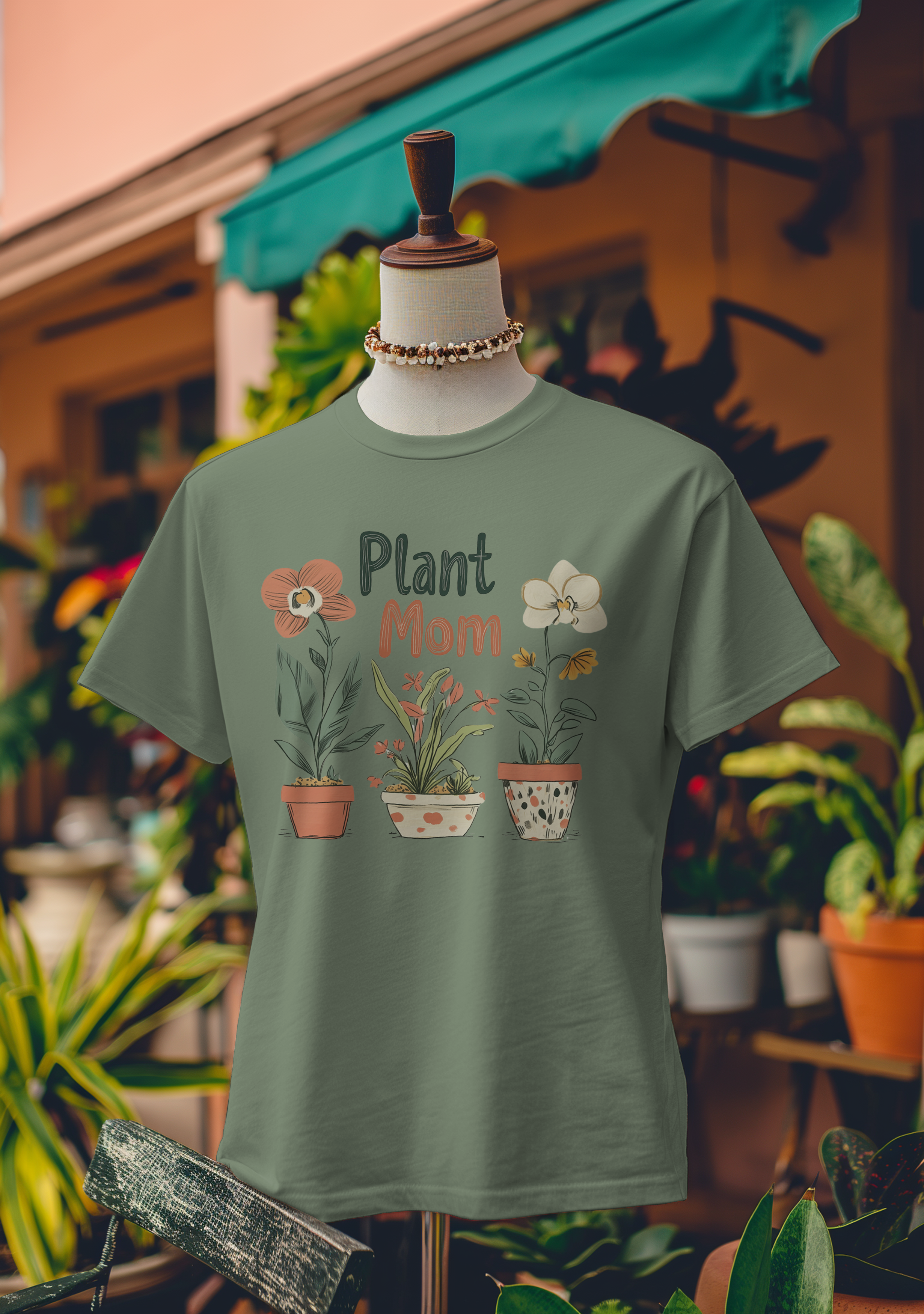 Plant Mom Orchid Trio T-Shirt