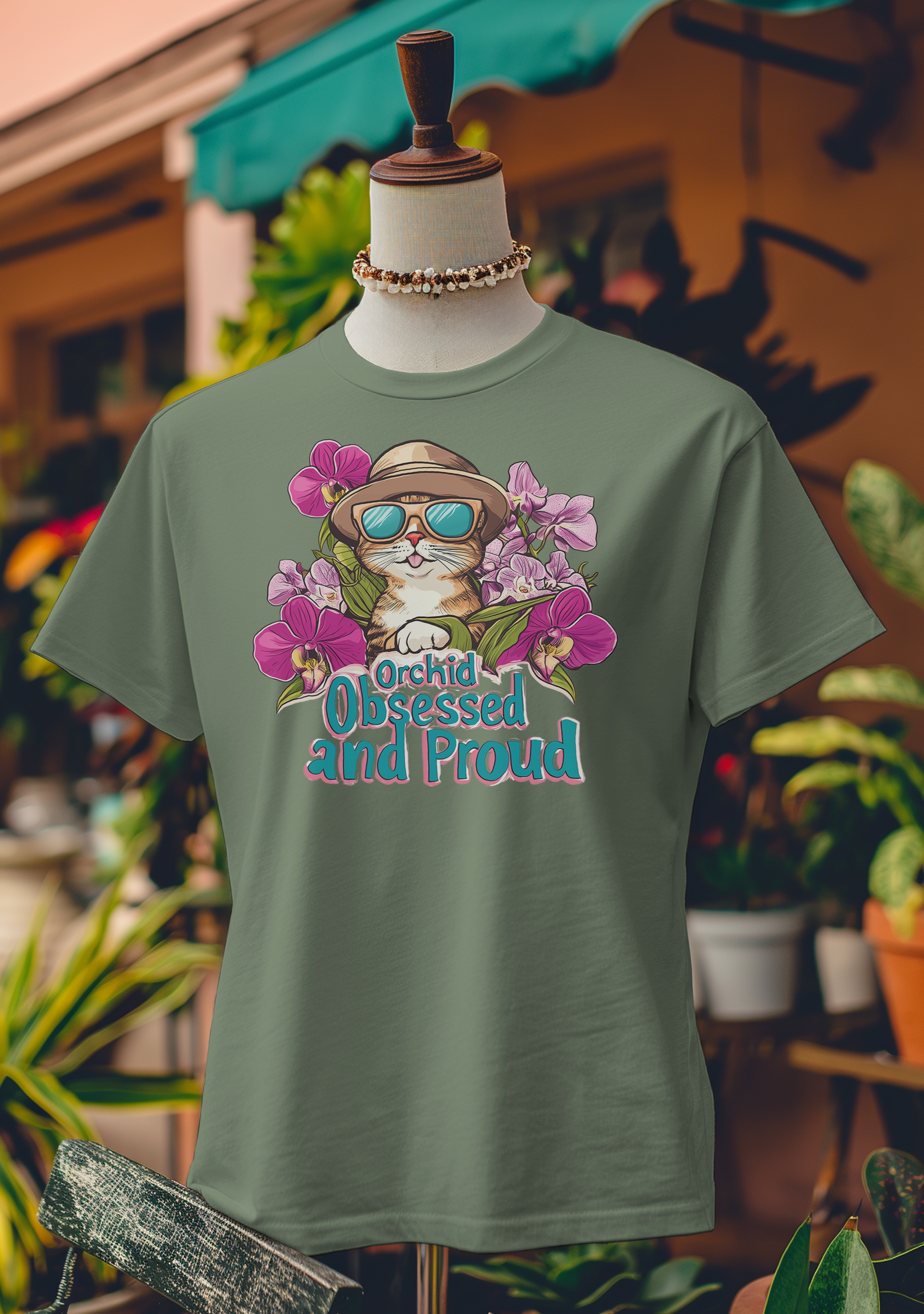 Orchid Obsessed and Proud T-Shirt