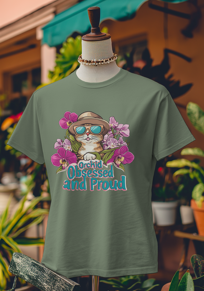 Orchid Obsessed and Proud T-Shirt