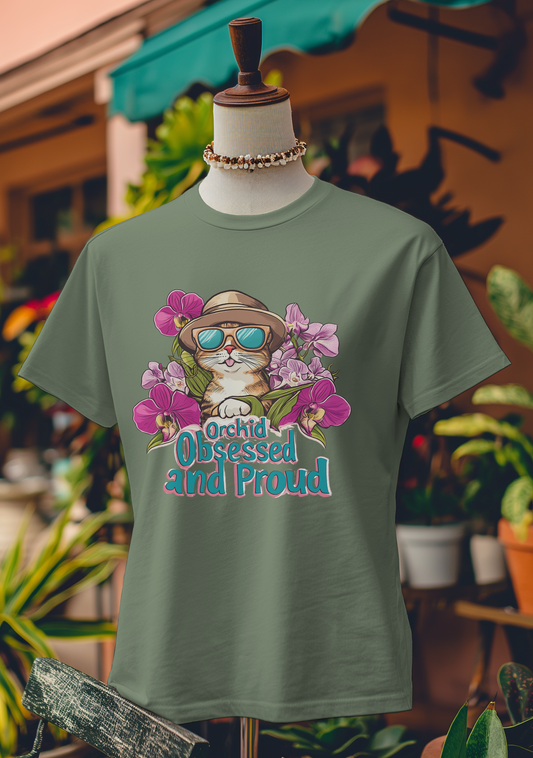 Orchid Obsessed and Proud T-Shirt