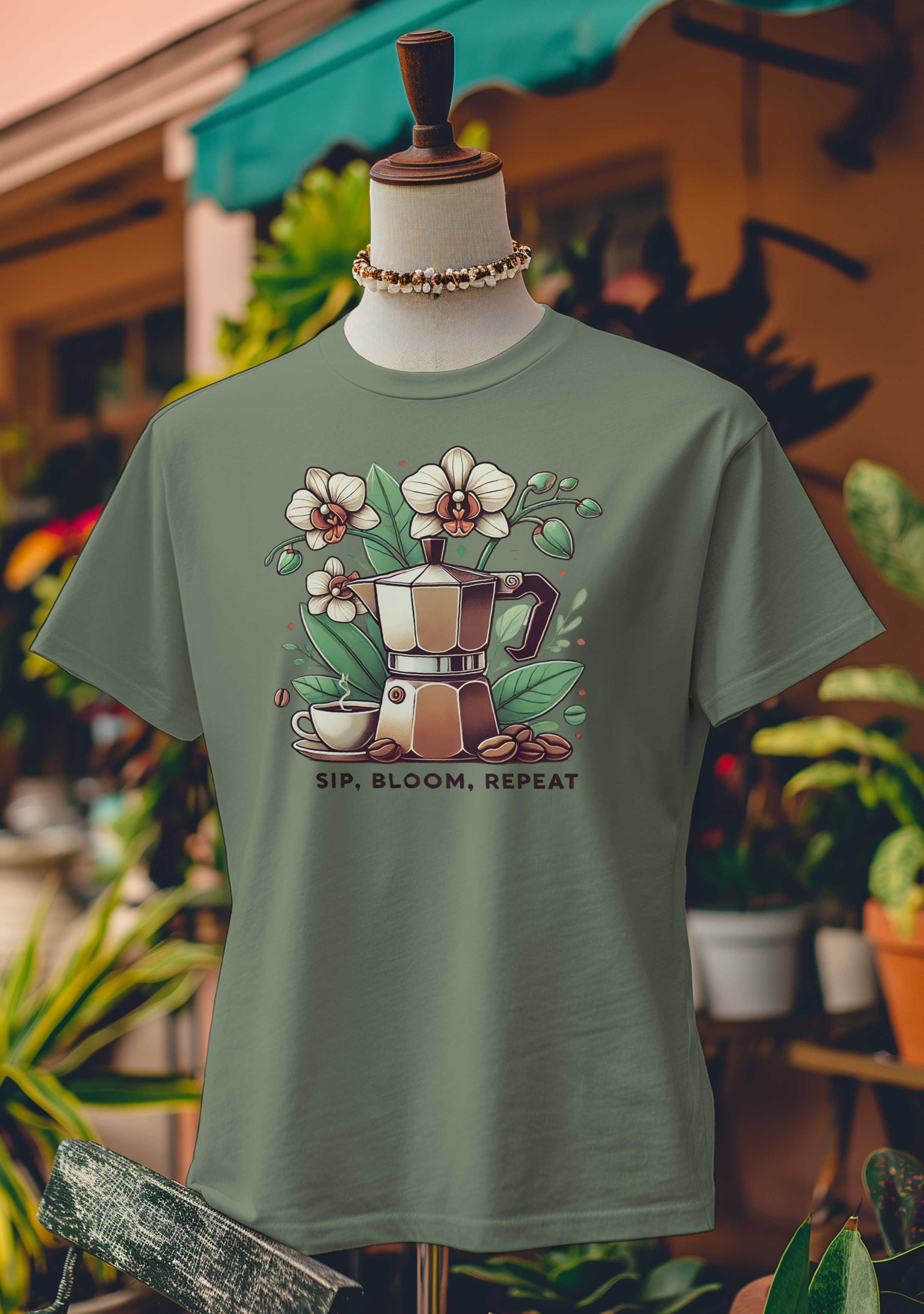 Sip, Bloom, Repeat T-Shirt