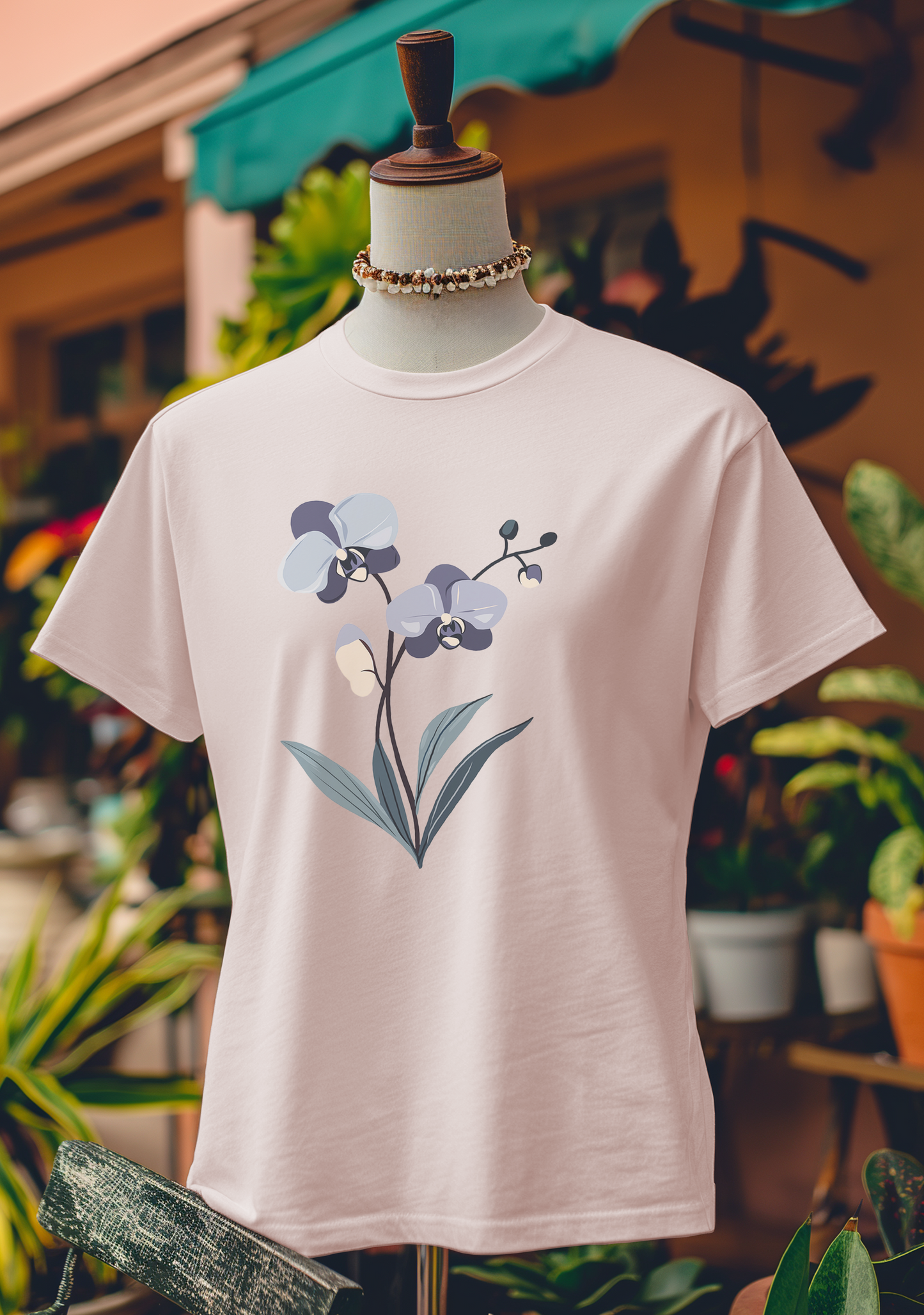 Elegant Midnight Orchid T-Shirt
