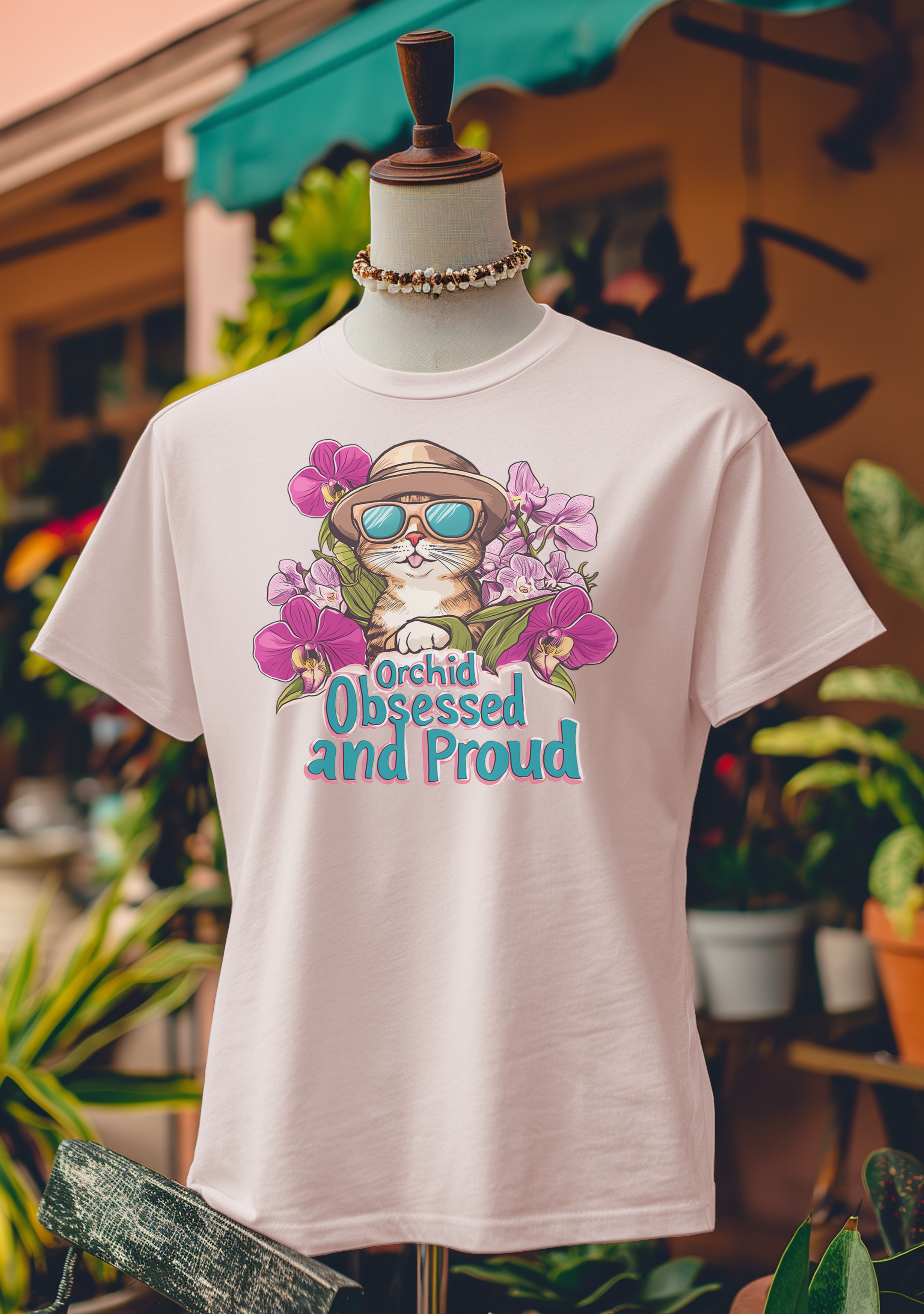 Orchid Obsessed and Proud T-Shirt