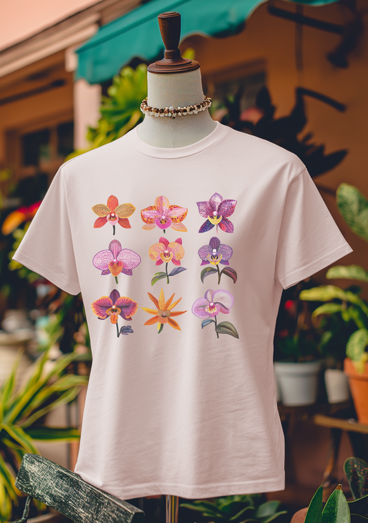 Orchid Variety Art T-Shirt