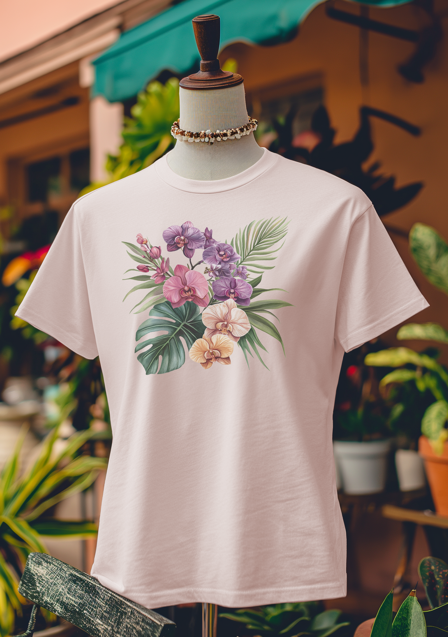 Tropical Orchid Paradise T-Shirt