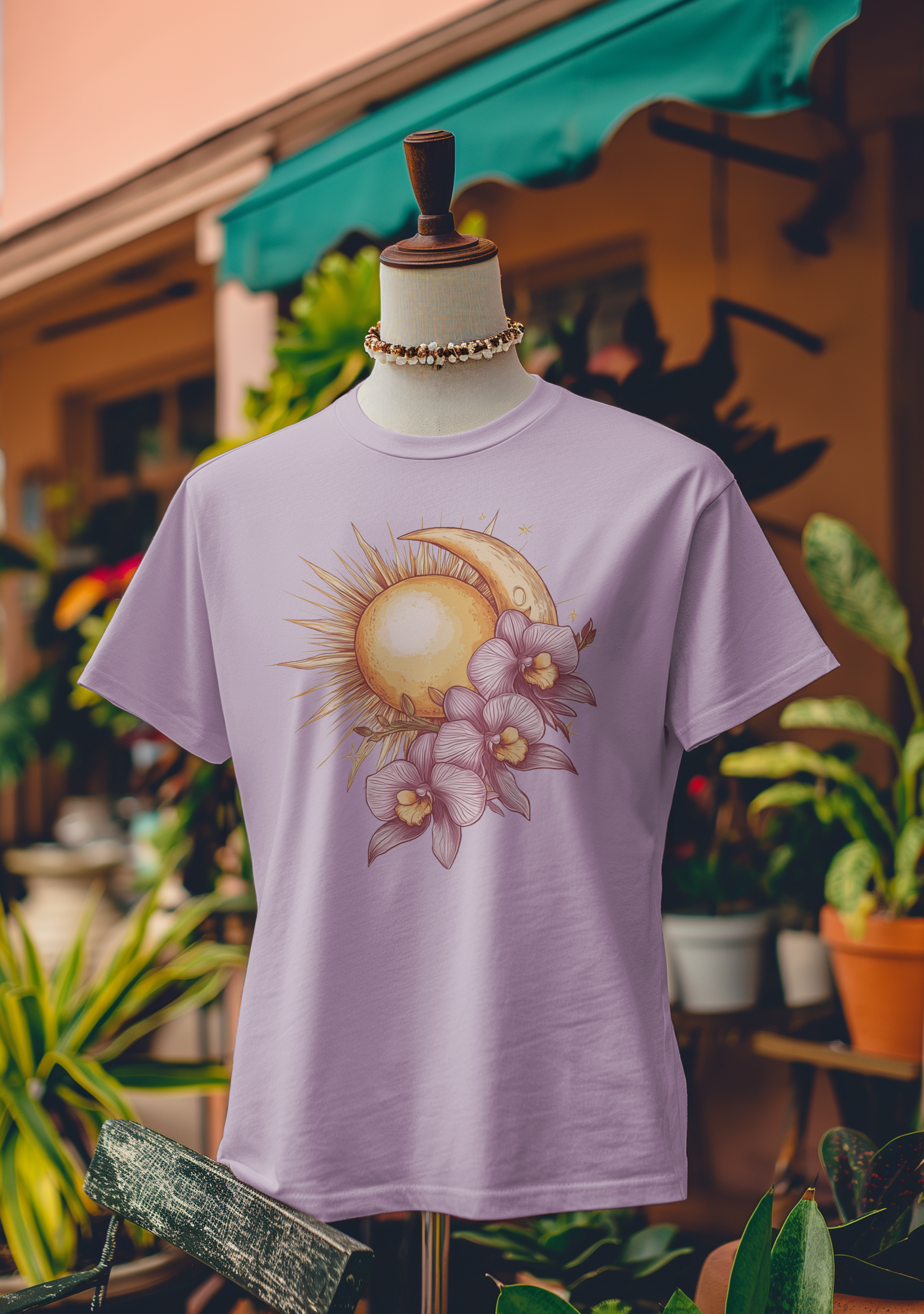 Sun and Moon Orchid Harmony T-Shirt