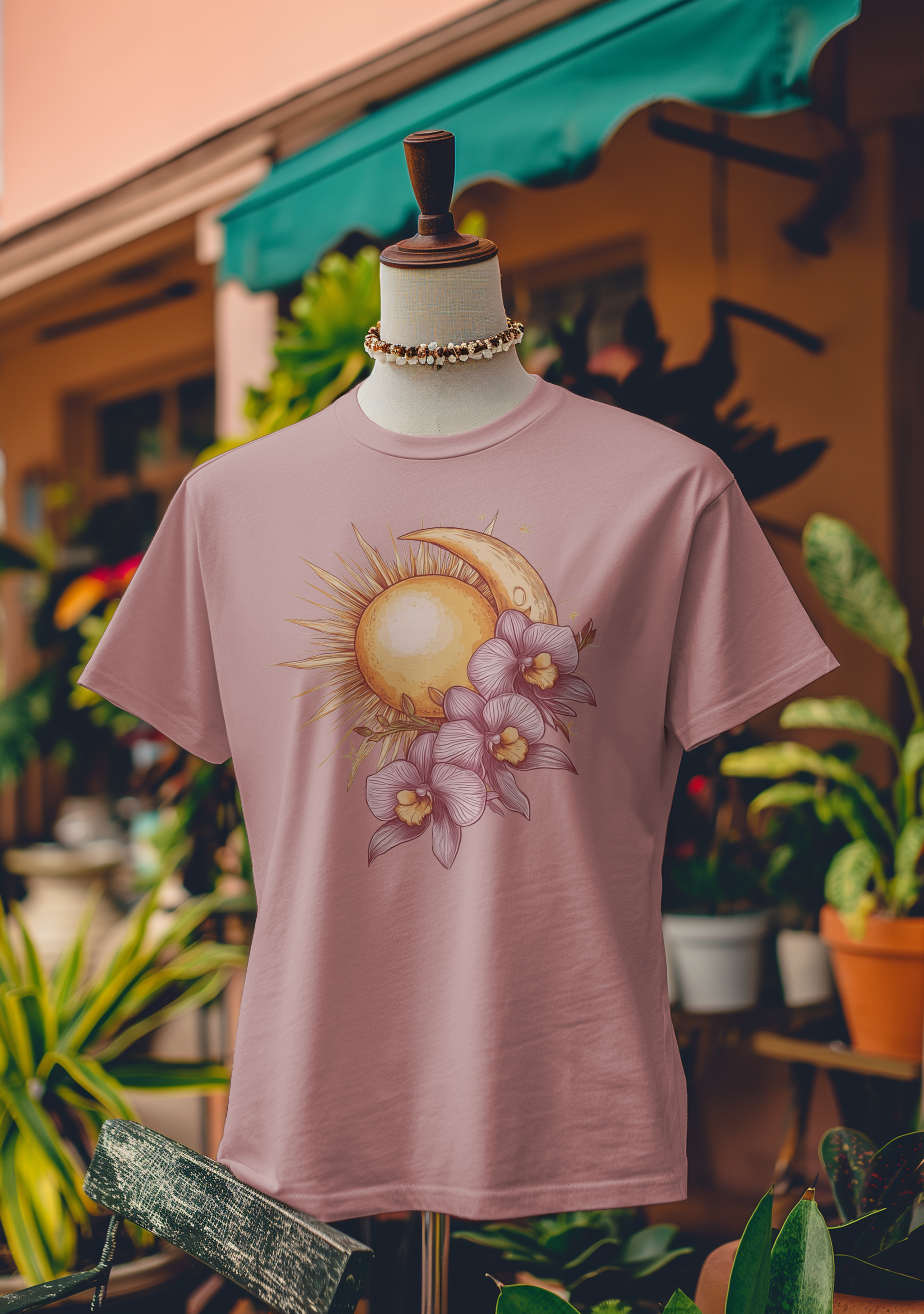 Sun and Moon Orchid Harmony T-Shirt