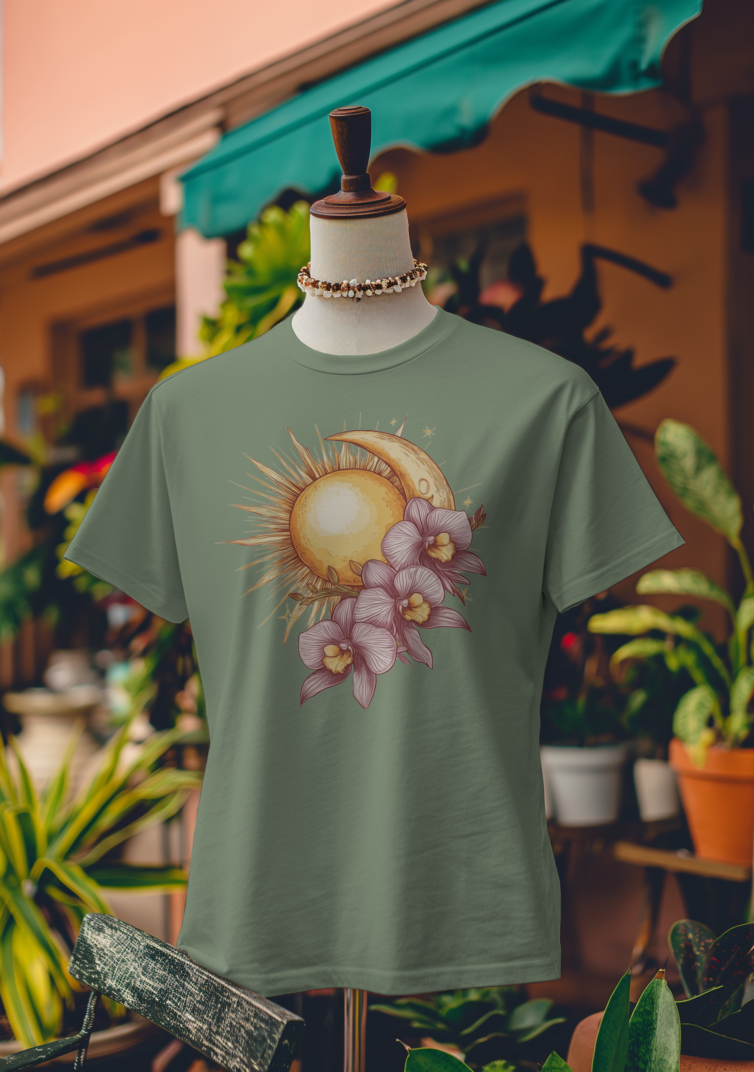 Sun and Moon Orchid Harmony T-Shirt