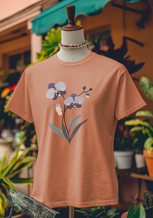 Elegant Midnight Orchid T-Shirt