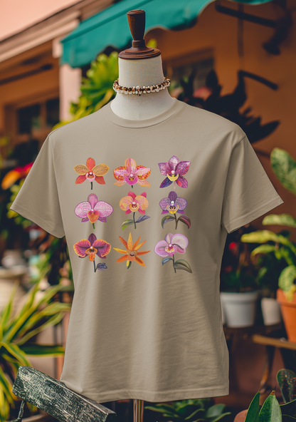Orchid Variety Art T-Shirt