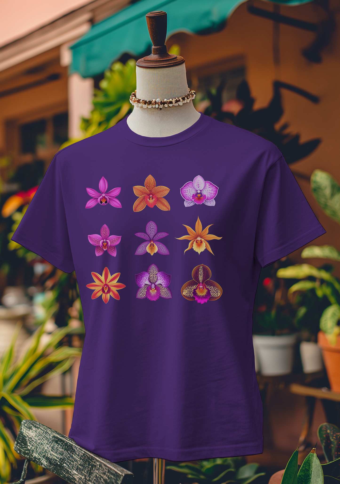 Elegant Orchid Showcase T-Shirt