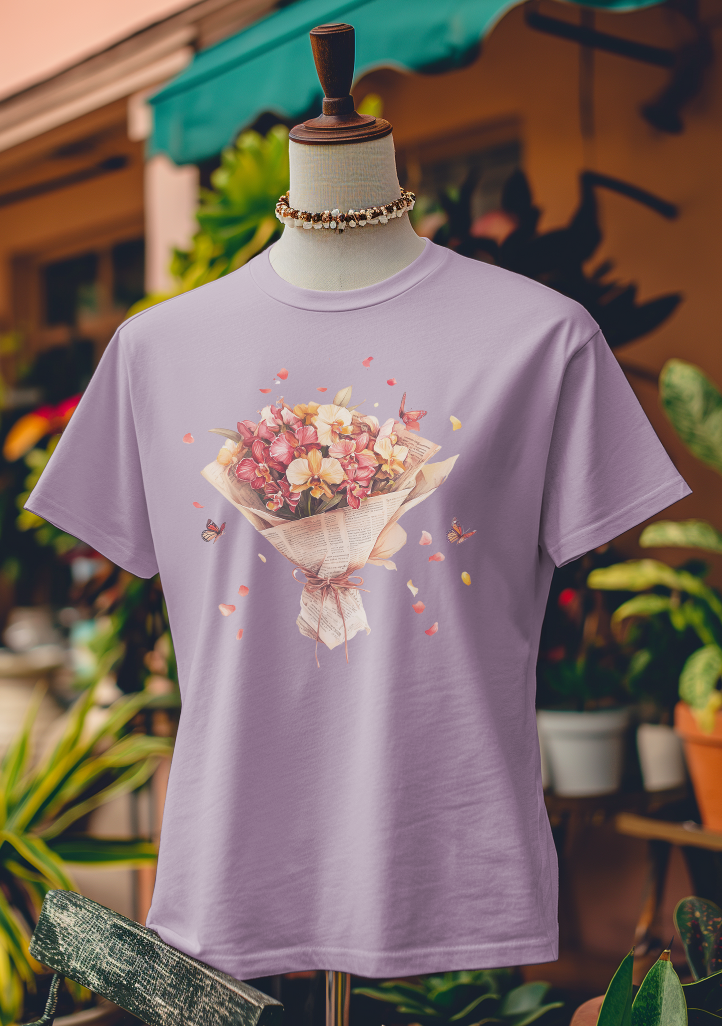 Vibrant Orchid Bouquet T-Shirt