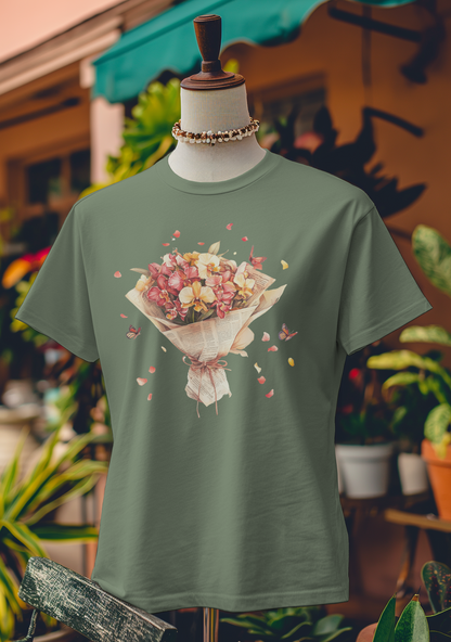 Vibrant Orchid Bouquet T-Shirt