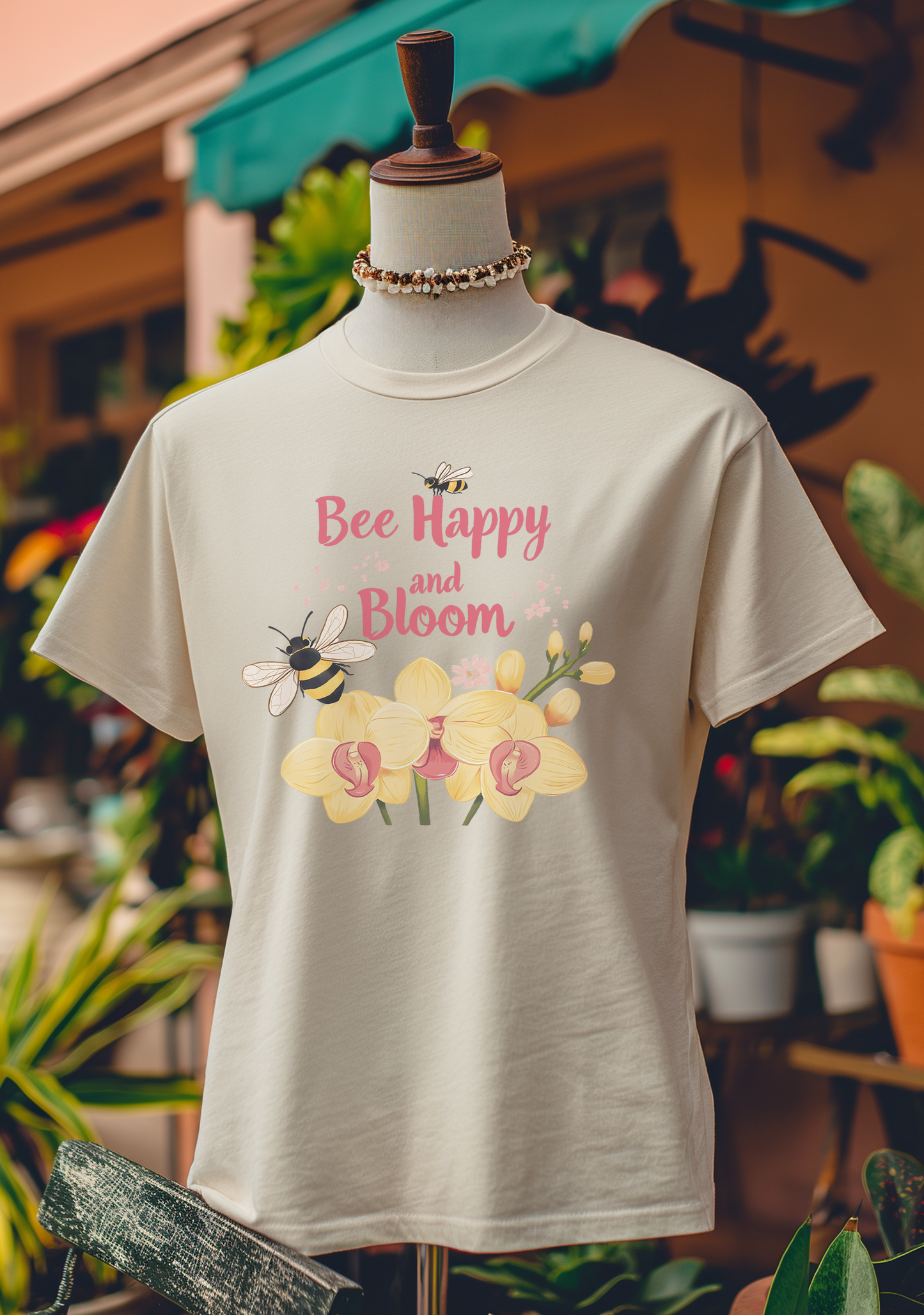 Bee Happy & Bloom TeeT-Shirt